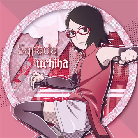 Sarada Uchiha Profile Picture Edit~ Boruto Amino