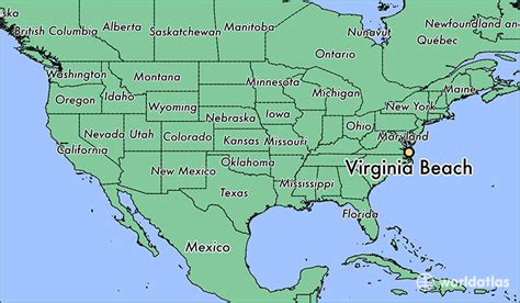 Where Is Virginia Beach Va Virginia Beach Virginia Map