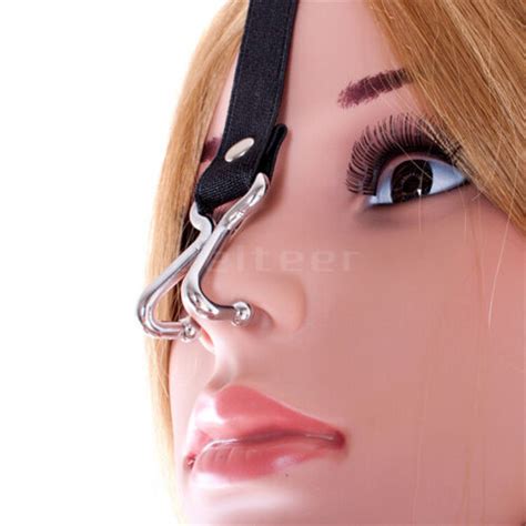 open mouth gag oral claw nose hook bondage slave restraints bdsm adult games new ebay