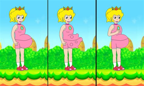 Pregnant Princess Peach With Kicking Comic By Thefoxprincetoo On
