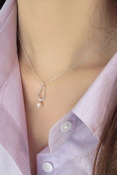 Soo And Soo Darling Me Pearl Silver Necklace Necklaces For Women