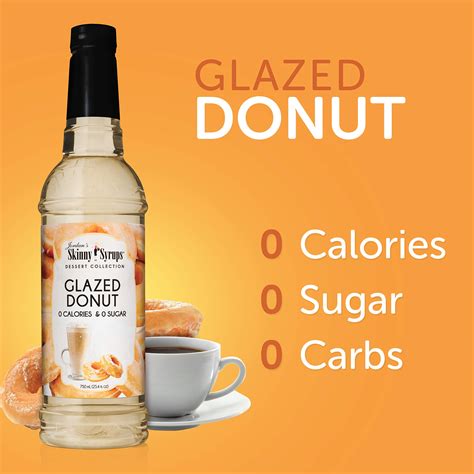 Jordans Skinny Syrups Glazed Donut Sugar Free Flavoring Syrup