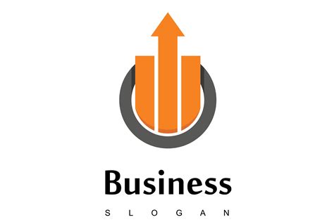 Business Logo With Chart Symbol Graphic By Yatmaa · Creative Fabrica
