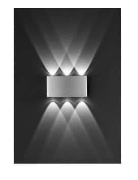 Wandleuchte led innen wandleuchten 36w wandlampe moderne wandbeleuchtung warmweiss neutralweiss kaltweiss 1110 90 32mm b wandbeleuchtung wandlampe led dimmbar. Moderne LED Wandleuchte Innen up down Alu 6x 1W PLED ...