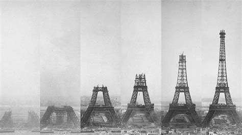 Construction De La Tour Eiffel De Octobre 1887 à Mars 1889 France