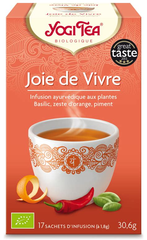 Yogi Tea Infusion Ayurvédique Joie De Vivre Boutique Bio