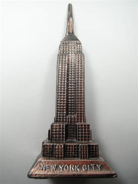 Vintage Metal Empire State Building Souvenir New York City