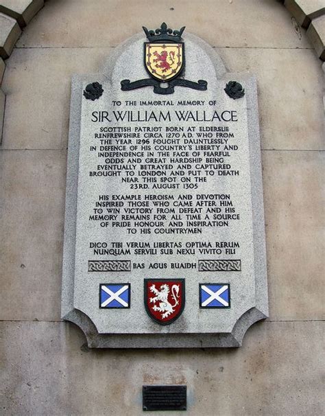 William Wallace Memorial Smithfield City Of London William