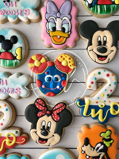 Mickey Mouse Clubhouse Cookies Disney Cookies Custom Cookies Disney