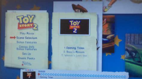 Toy Story 2 Bluray Menu Walkthough Youtube