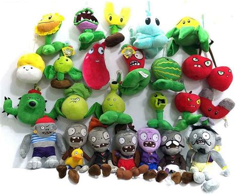 24pcsset Plants Vs Zombies Soft Animal Stuffed Plush Toys Most
