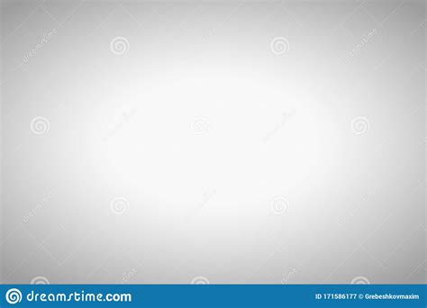 Empty Grey Blurred Background With Radial Gradient Stock Illustration