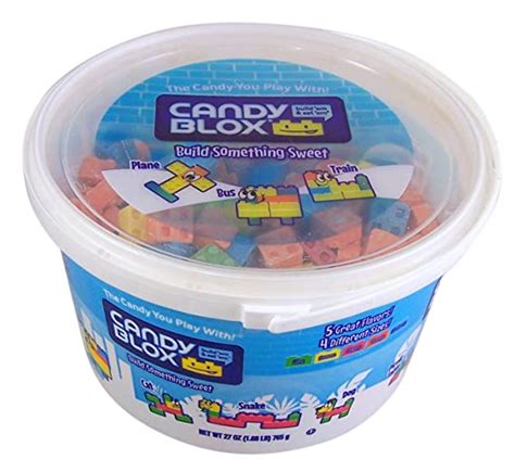 Candy Blox Activity Candy 27 Oz Tub Charms Lego Brick Candy All