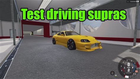 Test Driving Supras On A Ramp Beamng Drive Youtube