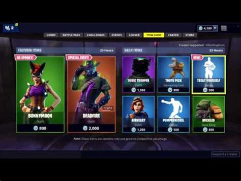 Item shop history map history season 3 rewards season 4 rewards battle royale weapons. NEW HALLOWEEN BUNNY SKIN AND CANDY EMOTE IN FORTNITE ITEM ...