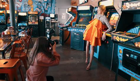 Arcade Fashion Shoot With Jessica Kobeissi