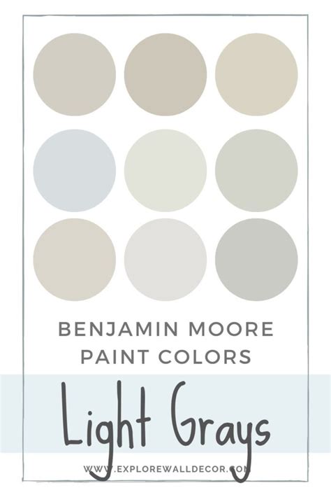 Benjamin Moore Best Light Gray Colors Explore Wall Decor