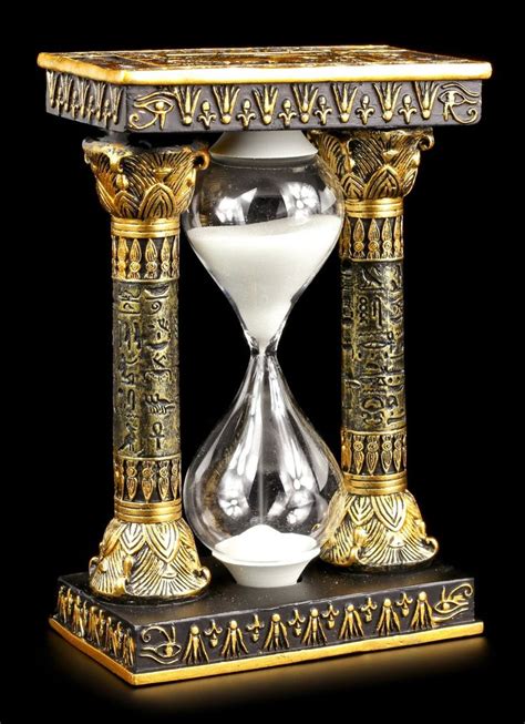 Egyptian Hourglass With Ankh And Eye Of Ra Symbols Shop At
