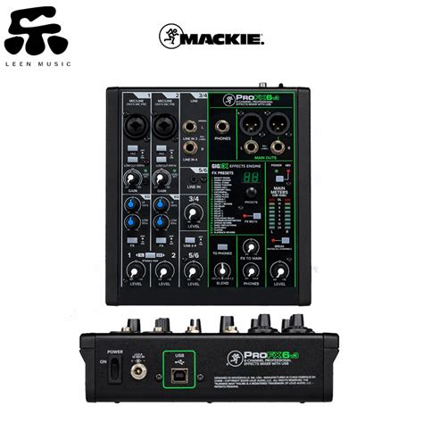 Mackie Profx6v3 6 Channel Mixer With Usb And Effects Leen Music Shop