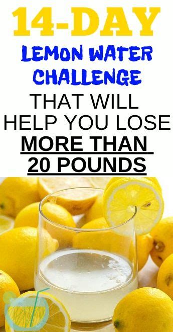 Here’s A 14 Day Lemon Water Challenge That Will Help You Lose Weight Hertheo