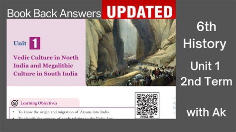 6th Std Social Unit 1 Term 2 History Vedic And Megalithic Culture Book Back Answers