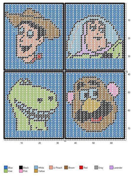 Plastic Canvas Toy Story Patterns