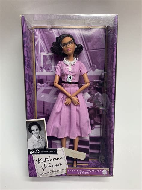 Katherine Johnson Barbie Doll Inspiring Women Series Collectable Nasa Nrfb Fjh Ebay