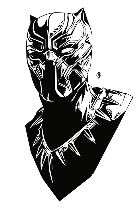 Black Panther - Abby Shaffer | Black panther drawing, Black panther marvel, Black panther art