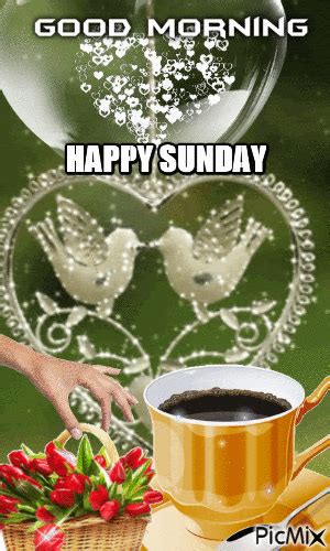35 Latest Coffee Animated  Happy Sunday Good Morning