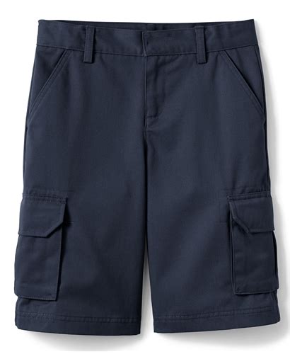 Wholesale Boys School Uniform Cargo Shorts In Navy Blue