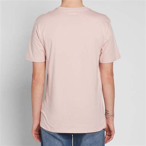columbia two tone logo tee dusty pink end au