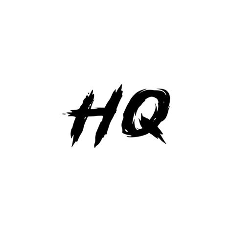 Premium Vector Hq Monogram Logo Design Letter Text Name Symbol