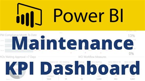 Case Study How I Designed A Maintenance Kpi Dashboard Using Power Bi