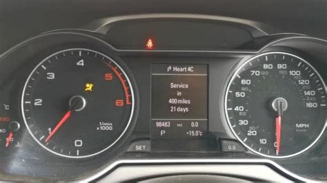 How To Reset Service Light On Audi A4