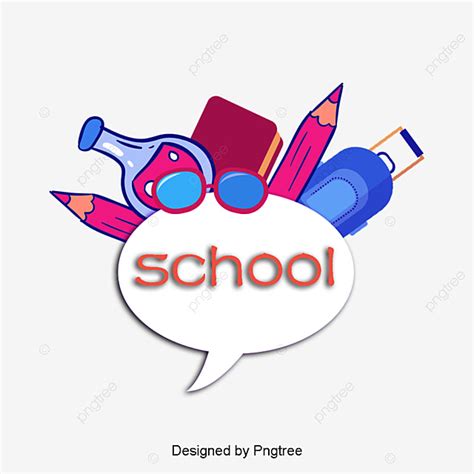 School Back To School Elements, School Vector, School Clipart, School ...