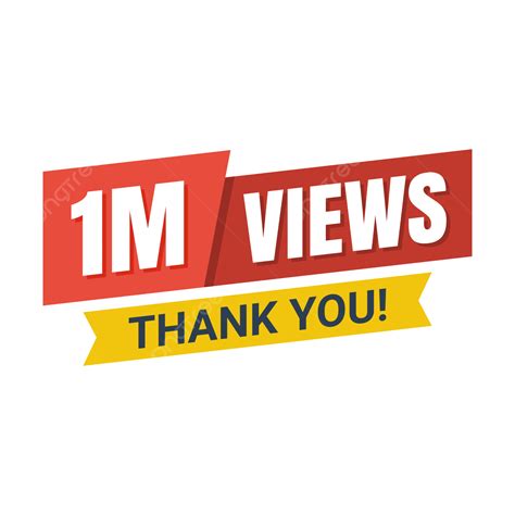 1m Views Thank You Vector Png Vector Psd And Clipart With