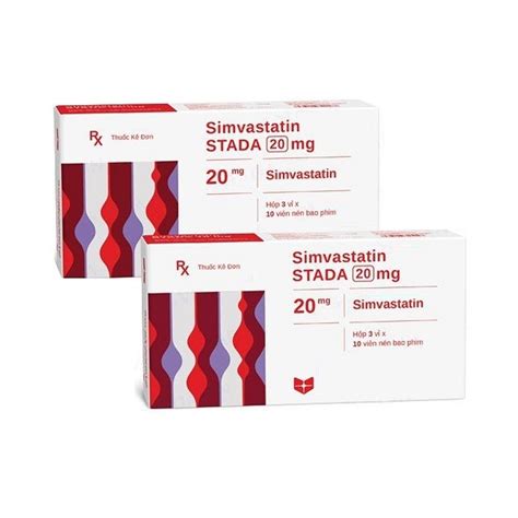 Includes simvastatin side effects, interactions and indications. Simvastatin Stada 20 mg