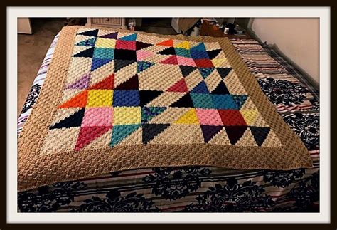 Stash Buster Quilt Afghan C2c Crochet Pattern Crochet Blanket