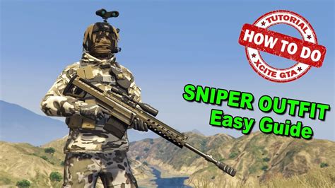 Gta Sniper Outfit How To Do Awesome Costumes Part 2 How To Make Cool