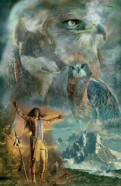 Spirit Animals Native American Artwork Native American Pictures