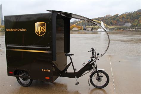 Ups Deploys Delivery E Bike In Downtown Pittsburgh Pennsylvania