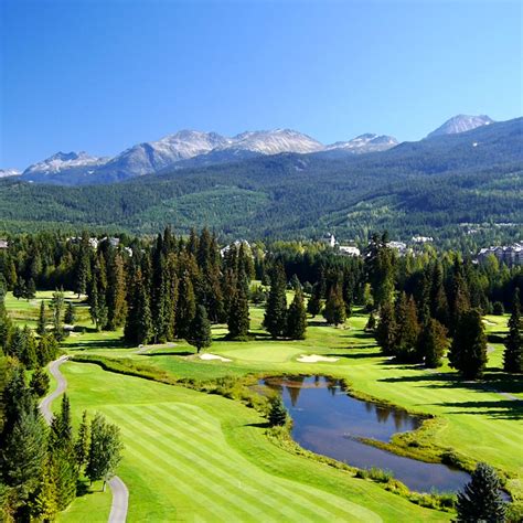 Whistler Golf Getaway Special Bc Golf Courses Bc Canada
