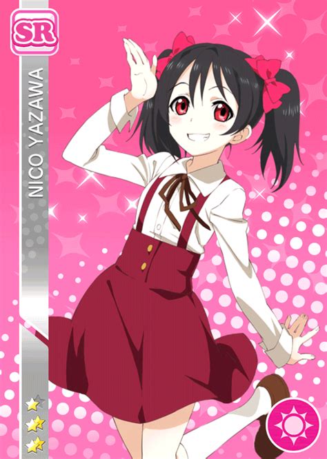 Yazawa Nico Love Live Cards Parte 2 Anime Love Chicas Anime