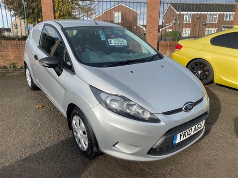 2010 Ford Fiesta Van Econetic Tdci Dpf No Vat Silver Manual Diesel