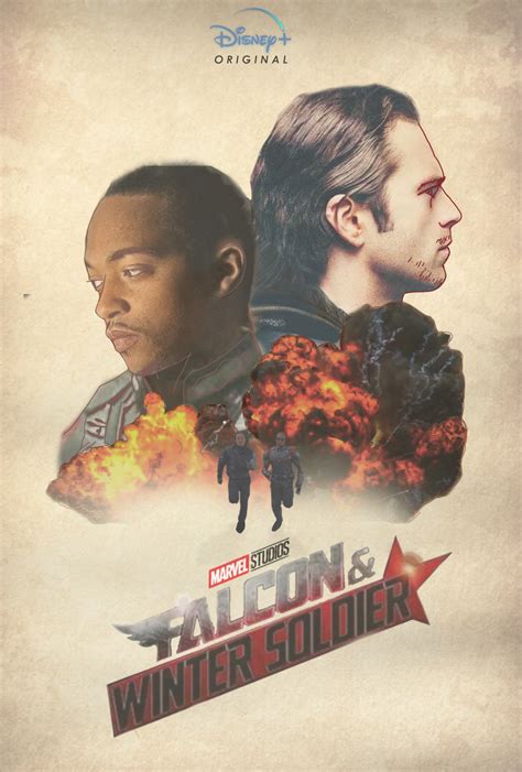 The Falcon And Winter Soldier Official Poster Movie Wallpaper