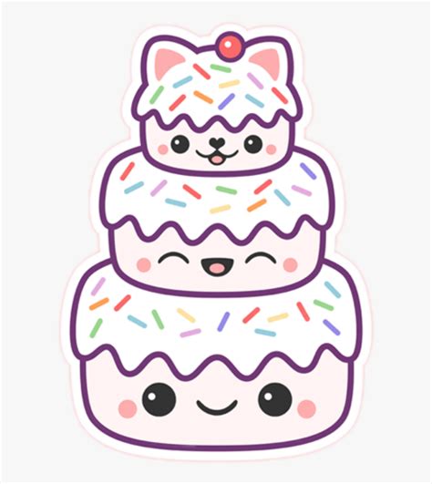 Cake Stickers Pasteles Kawaii Pastelitos De Dibujos Animados My Xxx Hot Girl