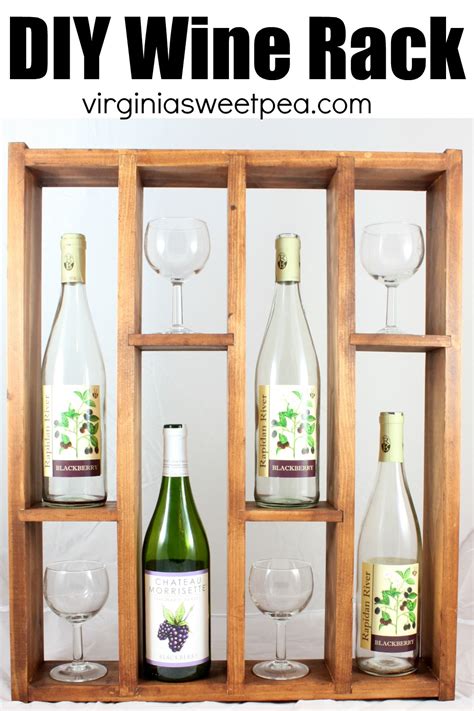 Diy Wine Rack Display Your Favorite Wines Sweet Pea