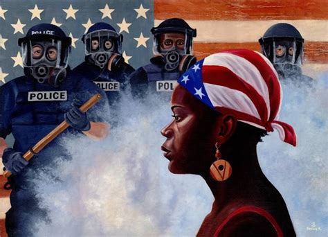 Civil Unrest Blm Usa Painting In 2021 Black Lives Matter Art