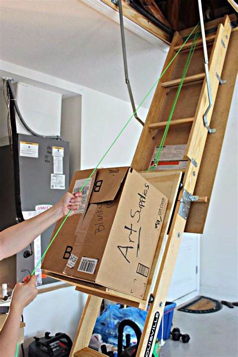 This Attic Pulley Storage System Is Genius If You Have A Bad Back
