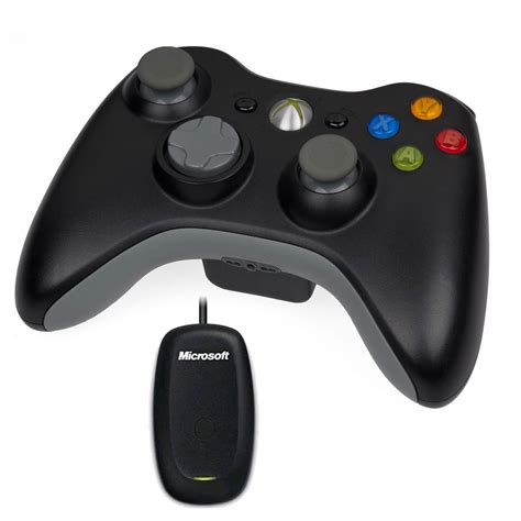 Microsoft Wireless Controller Noir Wireless Gaming Receiver Pc